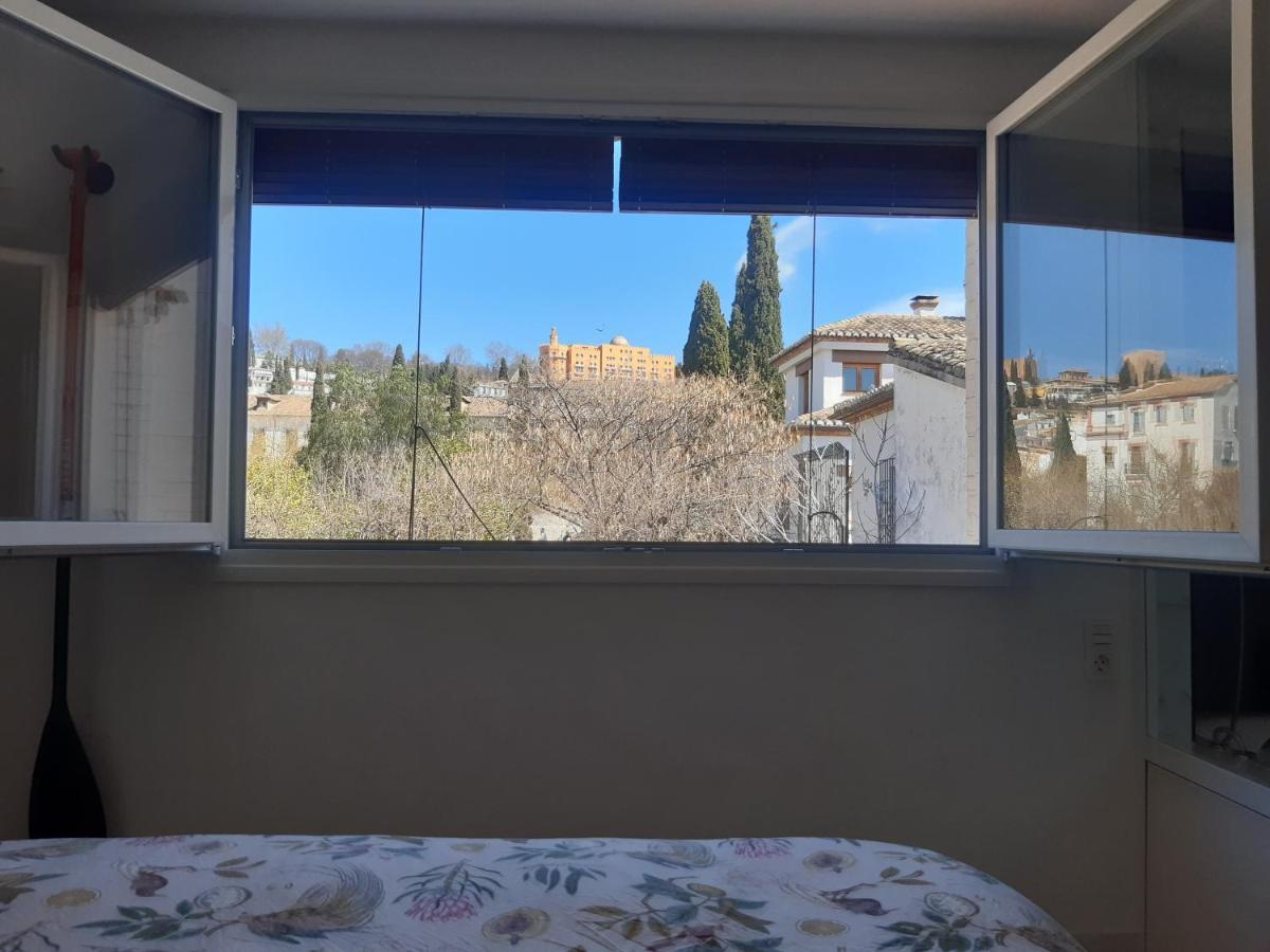Apartamento Habitacion Con Bano Privado Y Vistas Granada Exterior foto